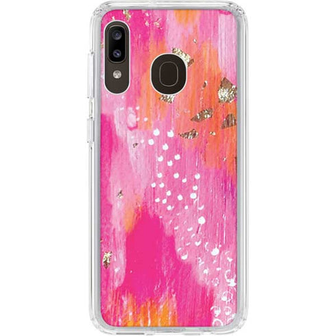 Etta Vee Gold Dust Galaxy A20 Clear Case